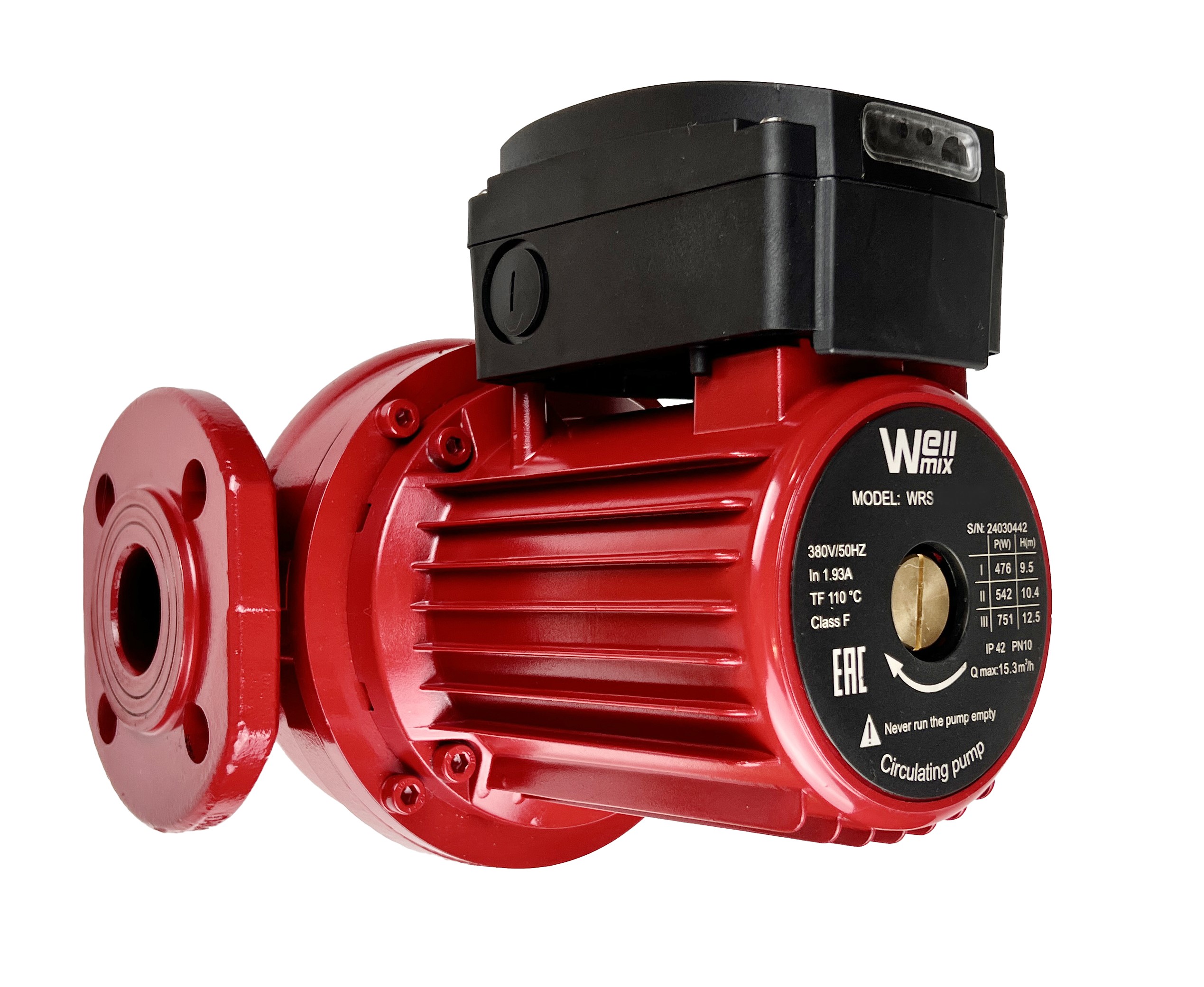 Циркуляционный насос WRS 50-180SF (3 скорости, 220V, 380V) — фото 7